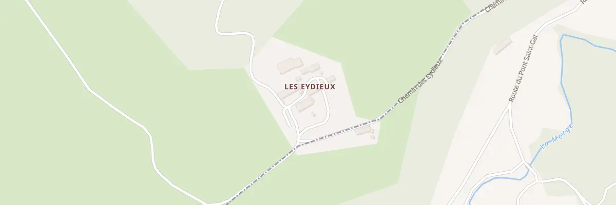Plan du 1 Les Eydieux à Saint-Angel
