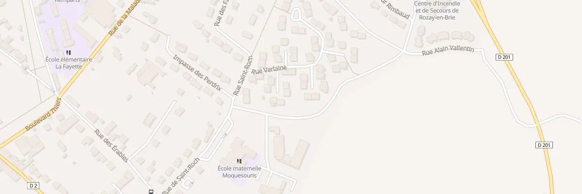 Plan du 14 Rue Verlaine à Rozay-en-Brie
