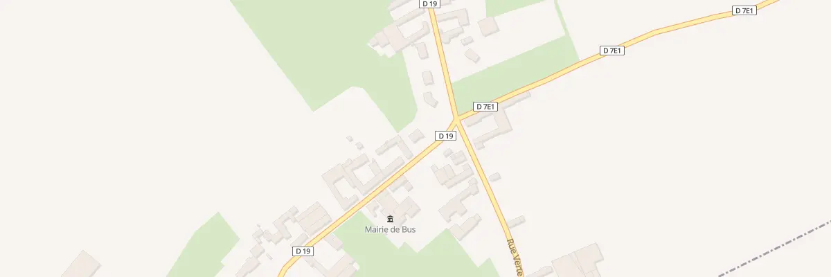 Plan du 1B Rue du Cerisier à Bus