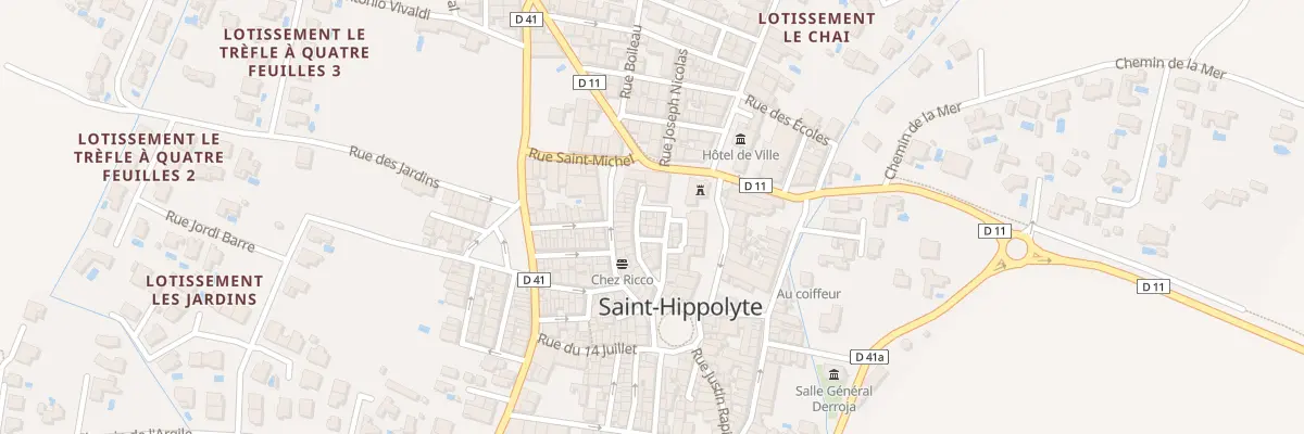Plan du 2 Pl du Puits à Saint-Hippolyte