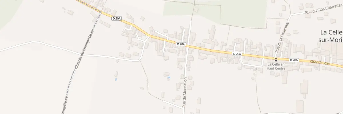 Plan du 75 Grande Rue à La Celle-sur-Morin