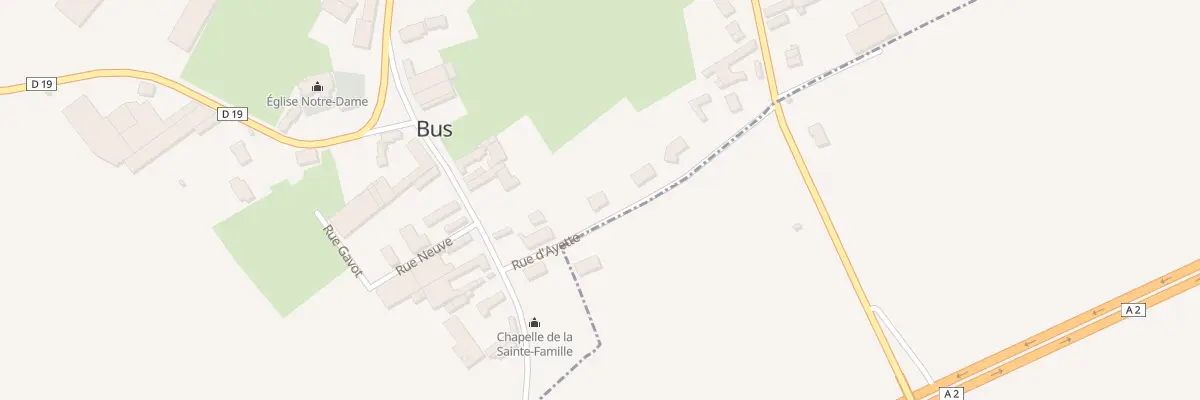 Plan du 3 Rue des Ayettes à Bus