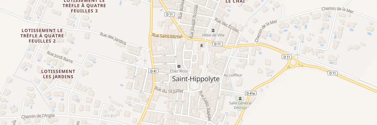 Plan du 7 Rue de la Cite à Saint-Hippolyte