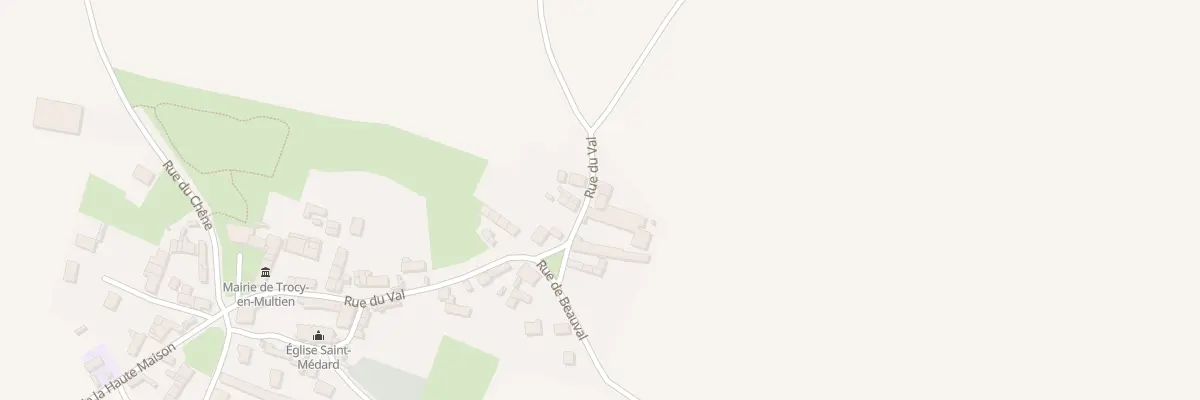 Plan du 20 Rue du Val à Trocy-en-Multien