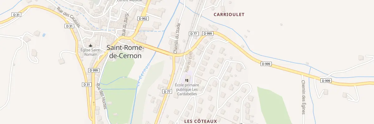 Plan du 3 Rue des Egines à Saint-Rome-de-Cernon