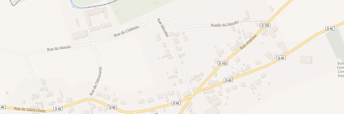 Plan du 6 Rue Minotte à Ennemain
