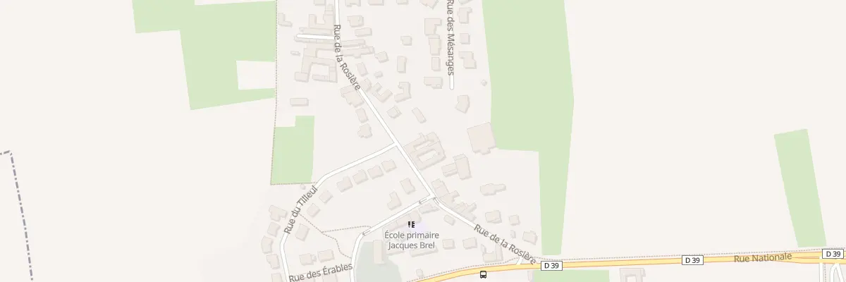 Plan du 172 Rue de la Rosiere à Herrin