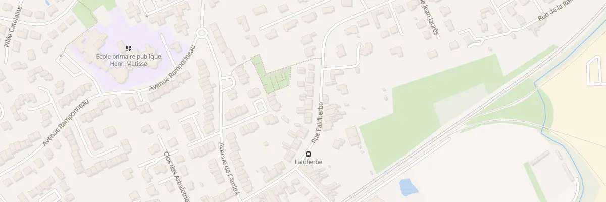 Plan du 109 Rue Faidherbe à Santes