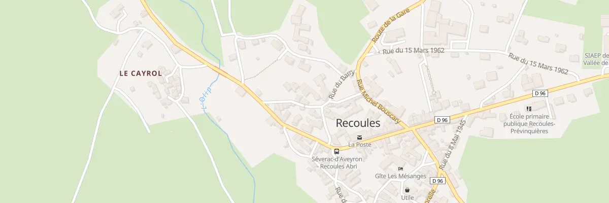 Plan du 5089 Pl du Barry à Sévérac d’Aveyron