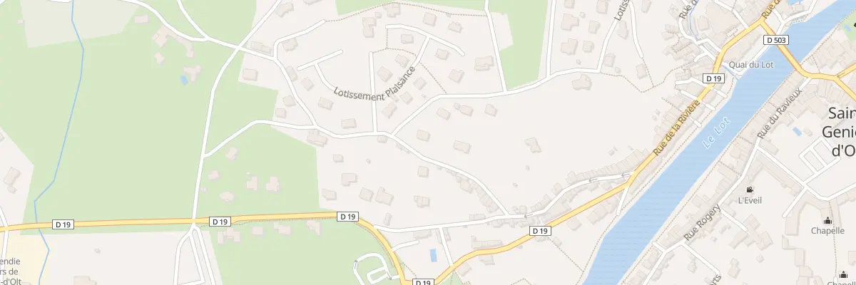 Plan du 5361A Rue de Plaisance à Saint Geniez d’Olt et d’Aubrac