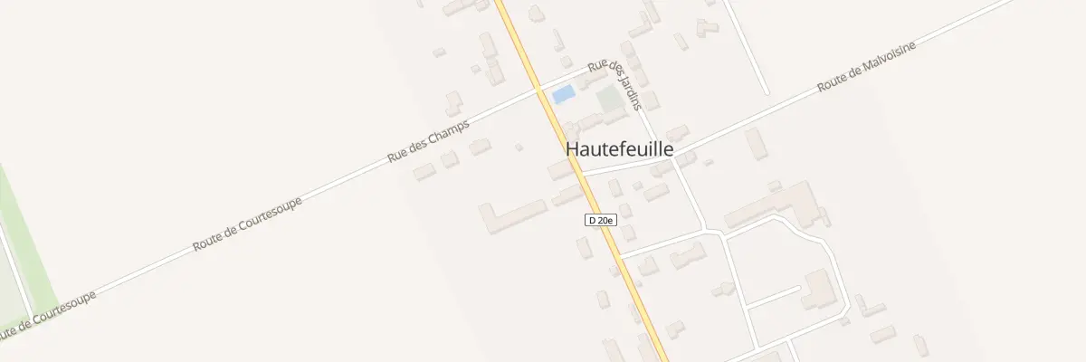 Plan du 2 Rte de Pézarches à Hautefeuille