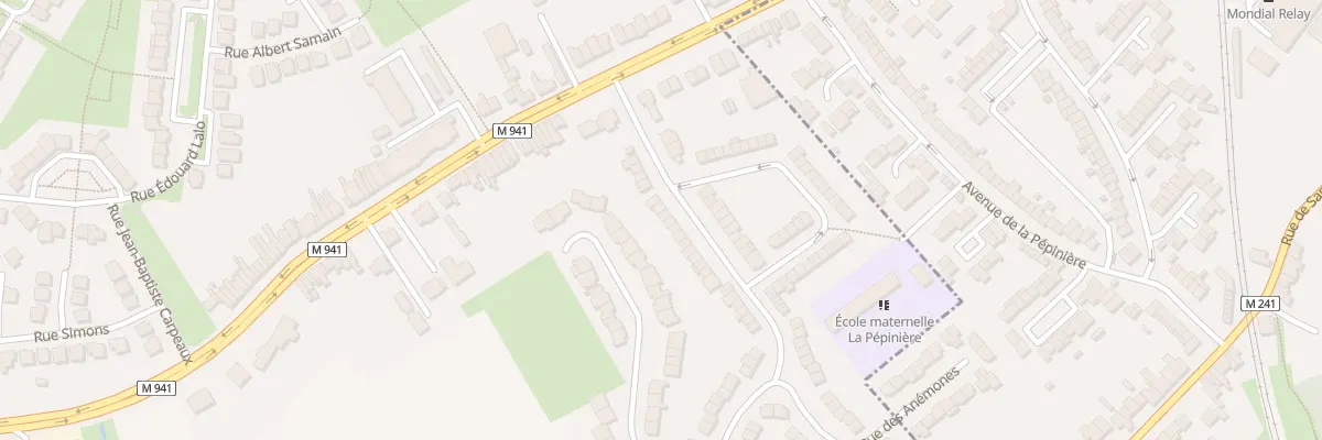 Plan du 13 Rue du Docteur Schweitzer à Hallennes-lez-Haubourdin