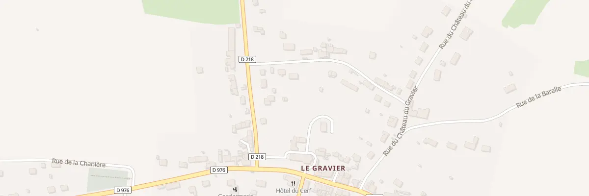 Plan de la Rue de la Fleur de Lys à La Guerche-sur-l’Aubois