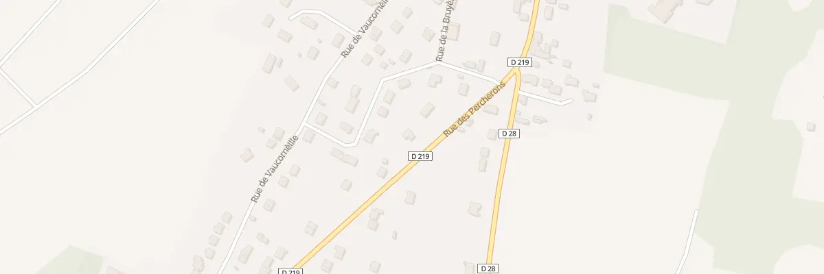 Plan du 3 Rue des Percherons à Voulx