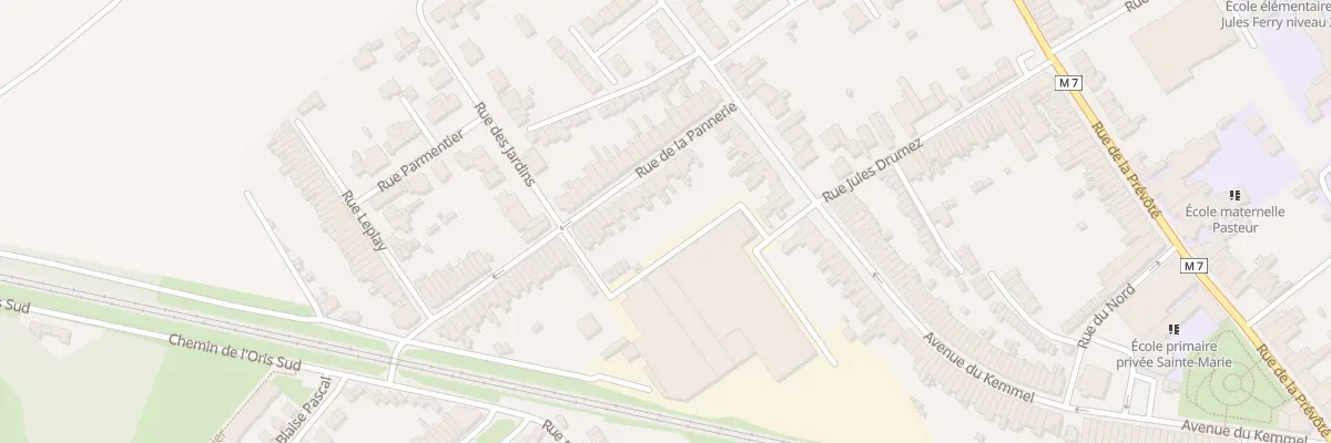Plan du 9 Rue de la Pannerie à Pérenchies