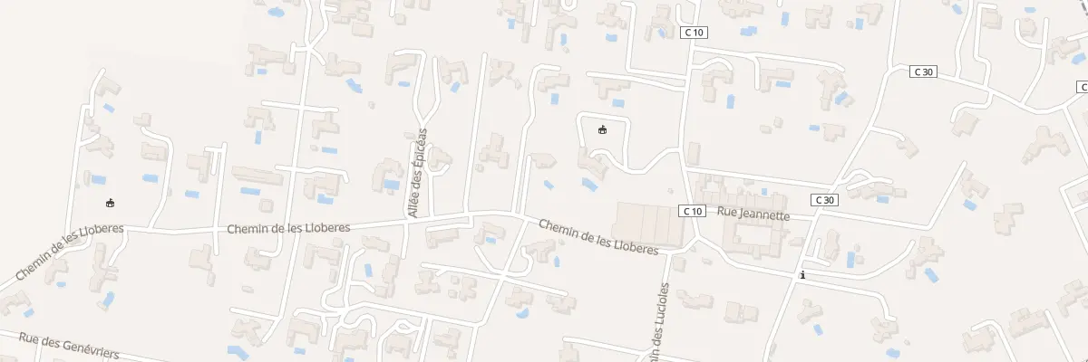 Plan du 152 Che de Las Lloberes à Perpignan