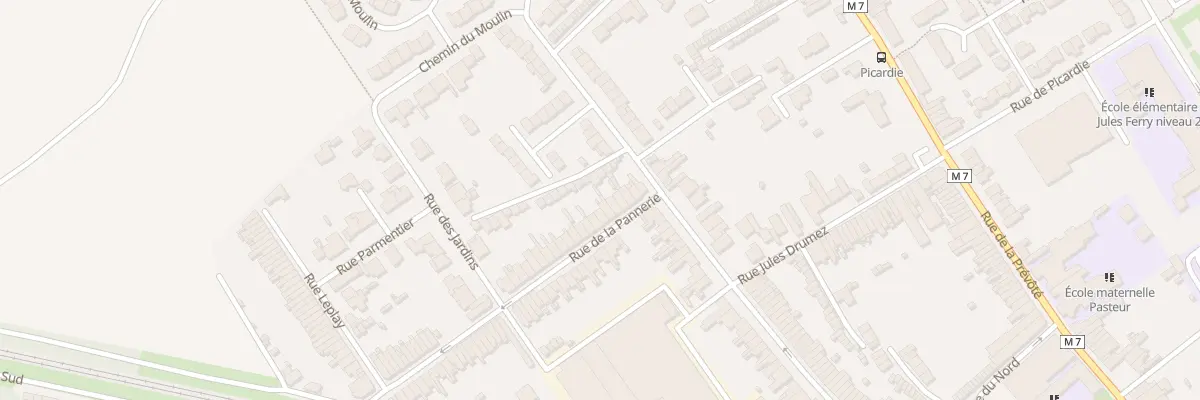 Plan du 10 Rue de la Pannerie à Pérenchies