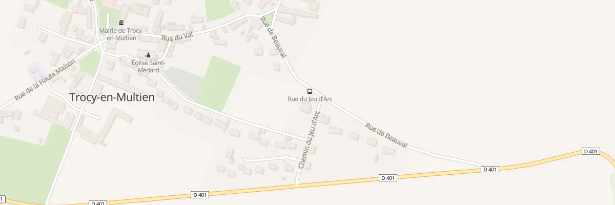Plan du 6 Rue de Beauval à Trocy-en-Multien