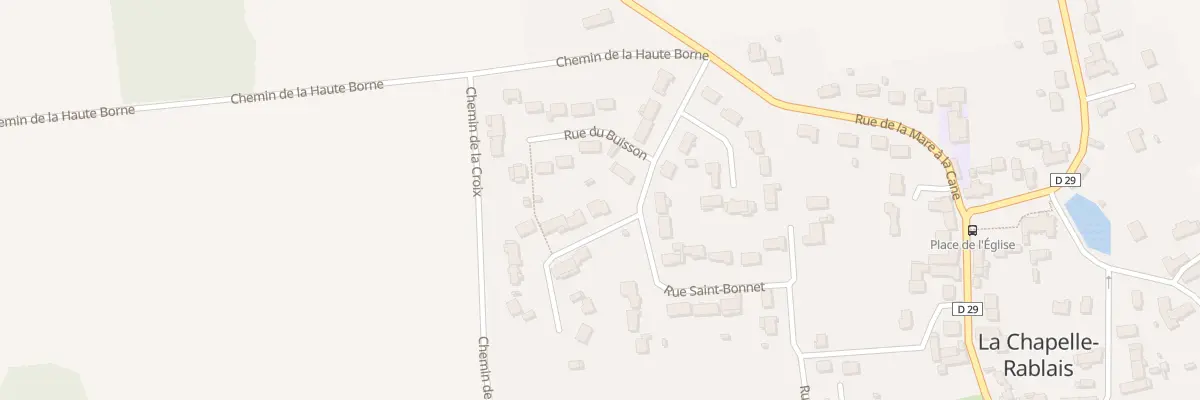 Plan du 2 Rue de la Chaudronnerie à La Chapelle-Rablais