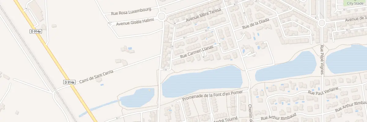 Plan du 15 Rue Carmen Llanas à Elne