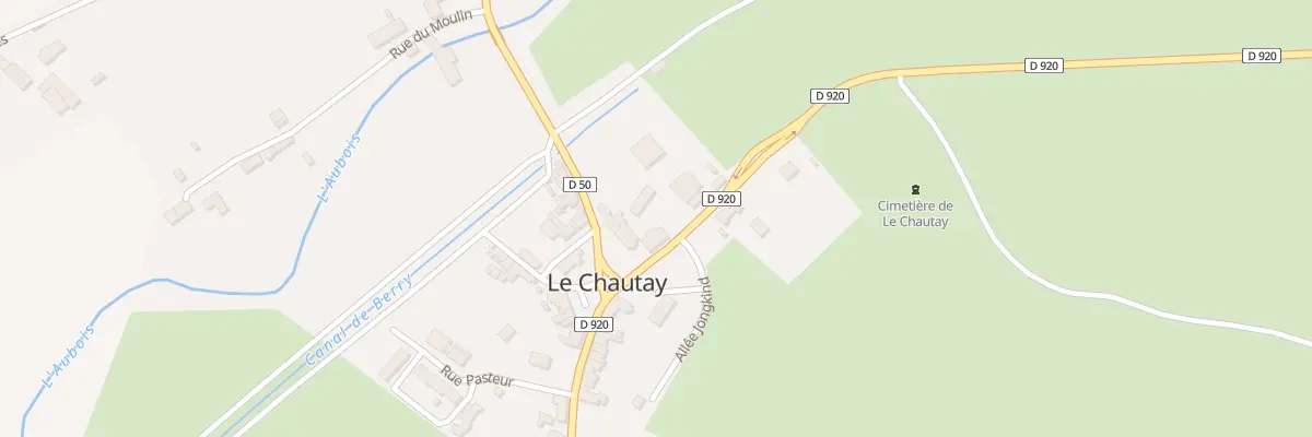 Plan du 2 Rte de Torteron au Chautay