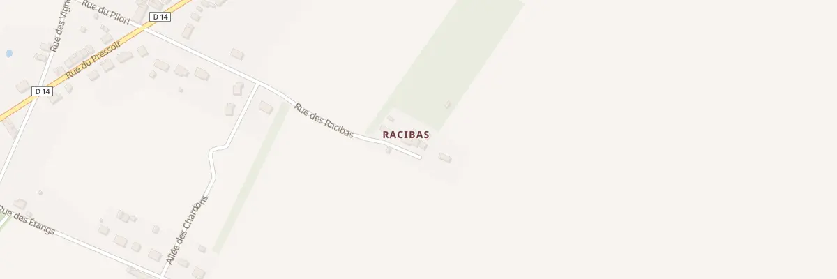 Plan du 17 Rue de Rassibas à Champcevrais