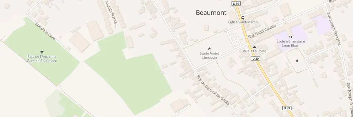 Plan du 204 Rue du Général de Gaulle à Hénin-Beaumont