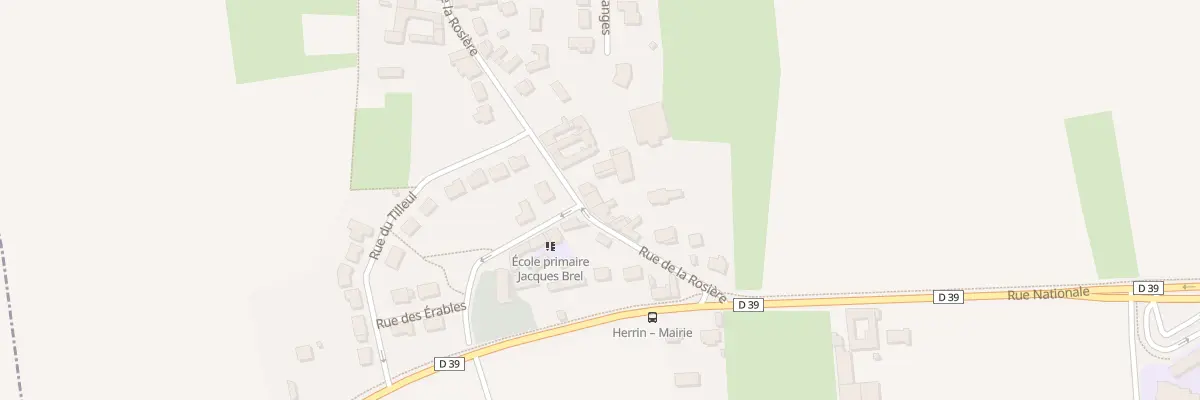 Plan du 116 Rue de la Rosiere à Herrin