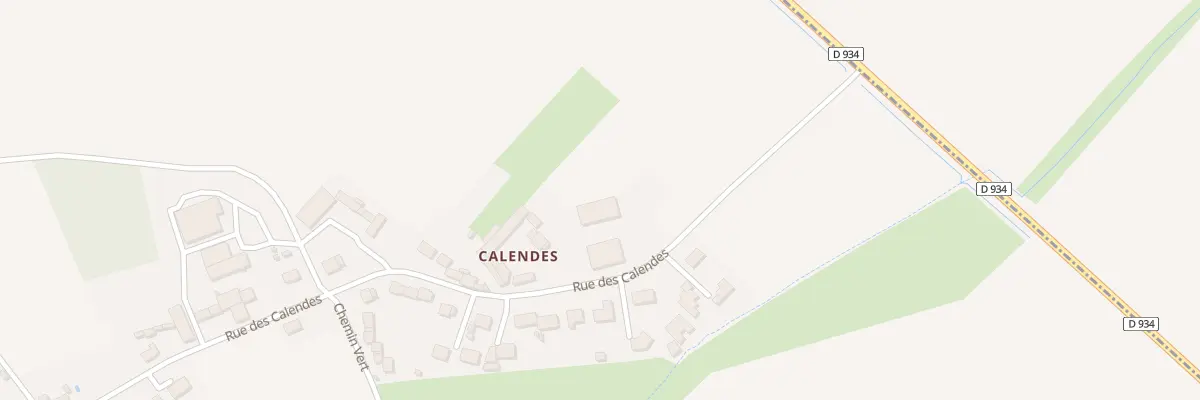 Plan du 467 Rue des Calendes à Porquéricourt