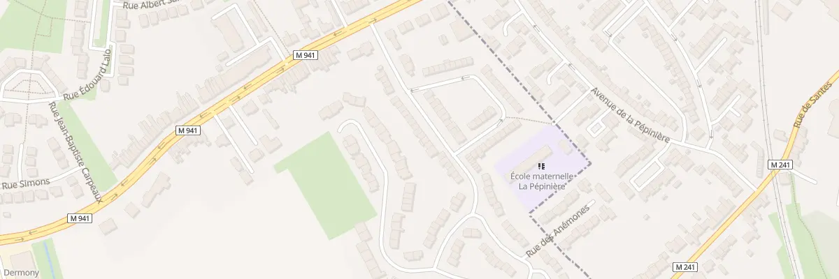 Plan du 25 Rue du Docteur Schweitzer à Hallennes-lez-Haubourdin
