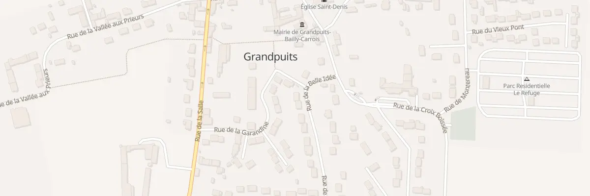 Plan du 30 Rue de la Belle Idee à Grandpuits-Bailly-Carrois