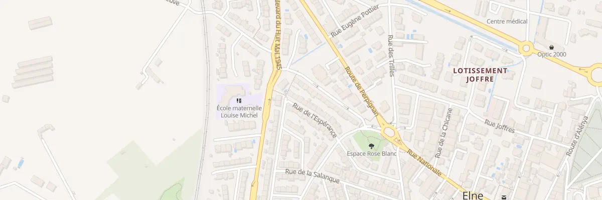 Plan du 36 Rue de l’Esperance à Elne