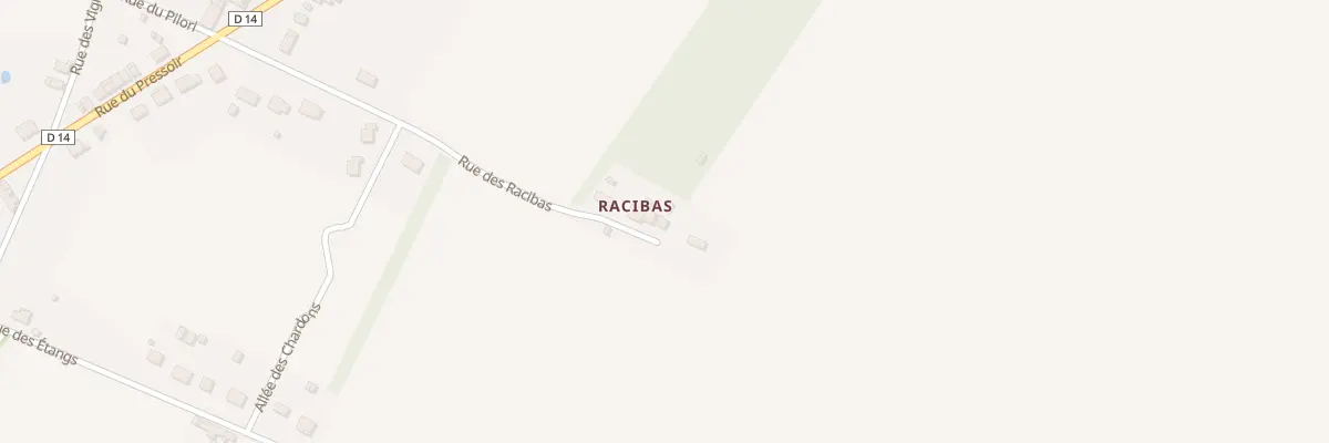 Plan du 19 Rue de Rassibas à Champcevrais