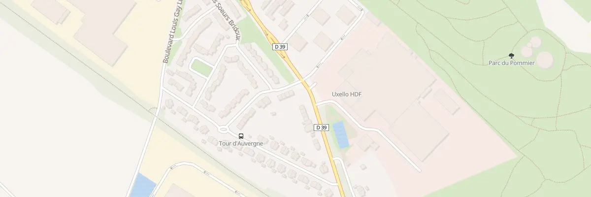 Plan du 21 Rue Georges Clémenceau à Hénin-Beaumont
