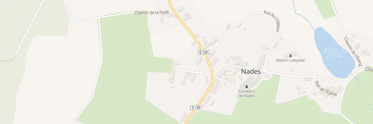 Plan du 4 Imp de la Tranquillite à Nades