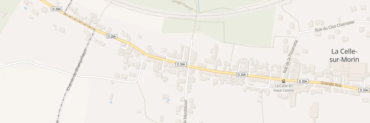 Plan du 2 Cour Bellevue à La Celle-sur-Morin