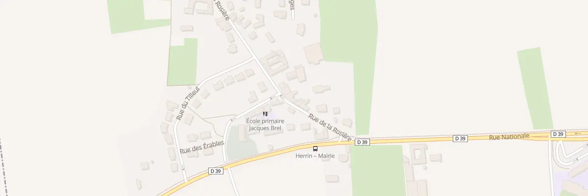 Plan du 108 Rue de la Rosiere à Herrin
