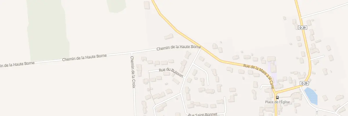 Plan du 2 Rue du Buisson à La Chapelle-Rablais