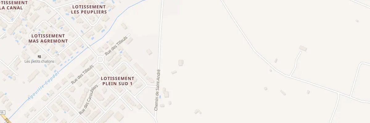 Plan du 820 Che de Saint Andre à Palau-del-Vidre