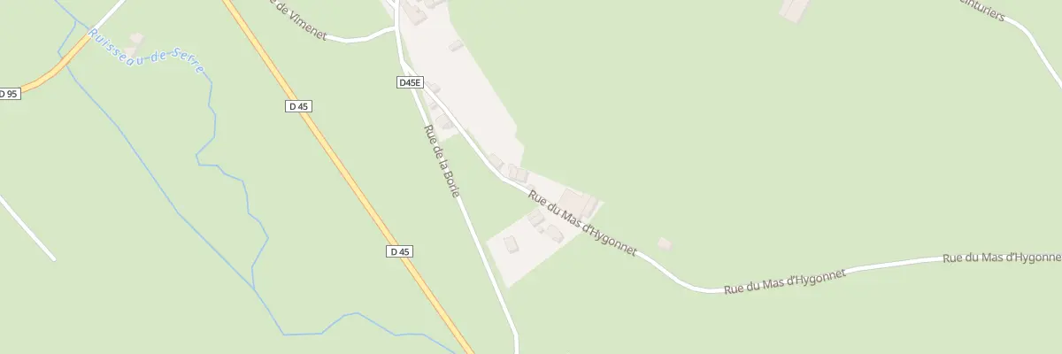 Plan du 5 Rue du Mas d’Hygonnet à Saint-Martin-de-Lenne
