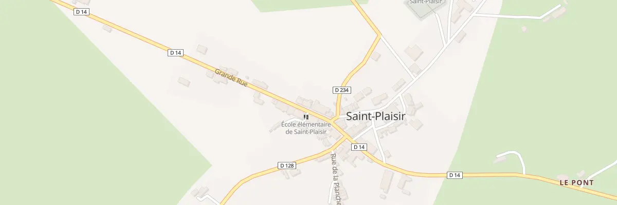 Plan du 9 Rue Grande Rue à Saint-Plaisir