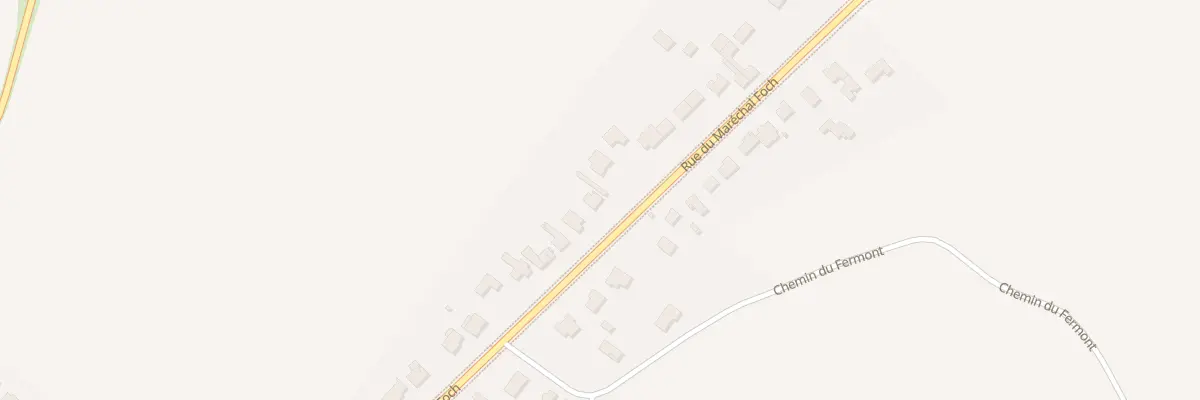 Plan du 233 Rue du Marêchal Foch à Carvin
