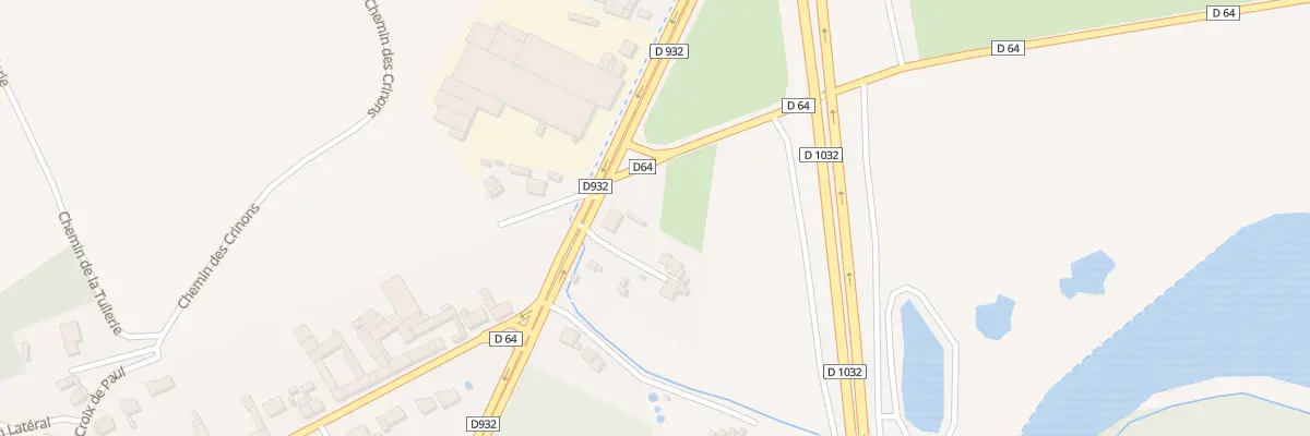 Plan du 6 N Route Nationale à Passel