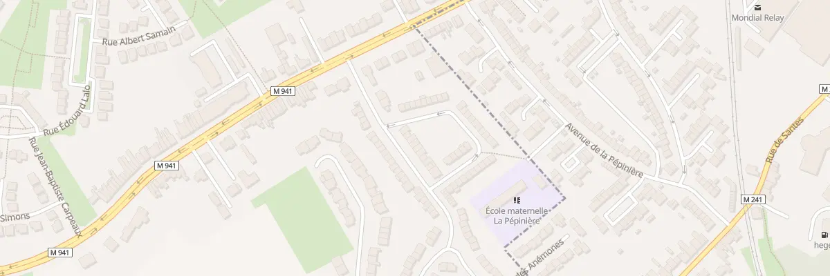 Plan du 10 Rue du Docteur Schweitzer à Hallennes-lez-Haubourdin