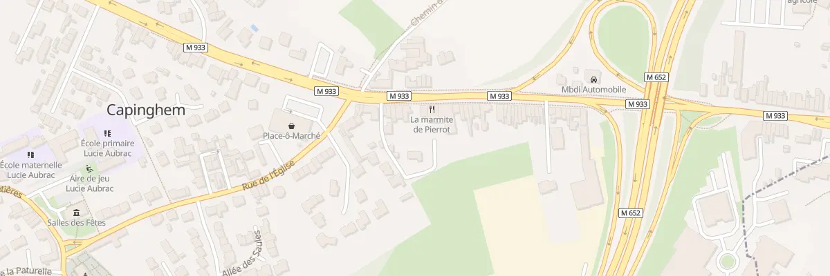 Plan du 97 Rue Poincaré à Capinghem
