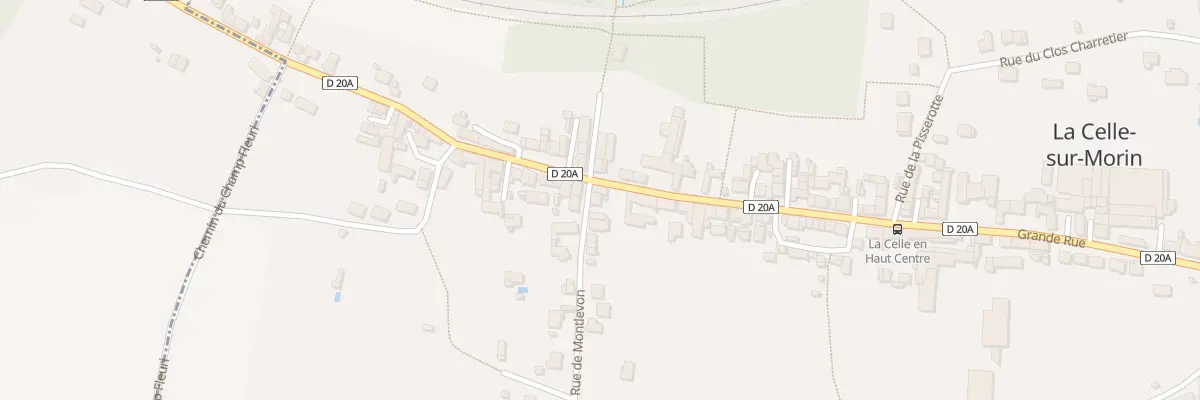 Plan du 1 Rue de Montlevon à La Celle-sur-Morin