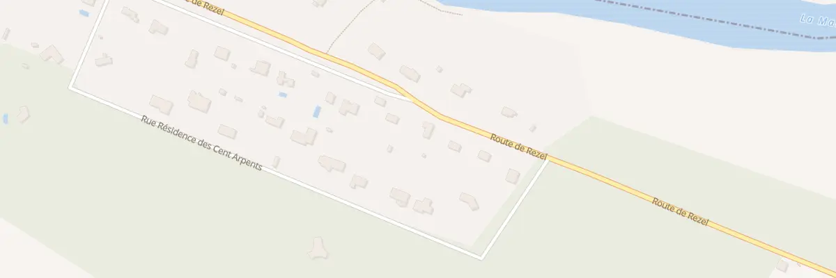 Plan du 20 Rue Res des Cent Arpents à Germigny-l’Évêque