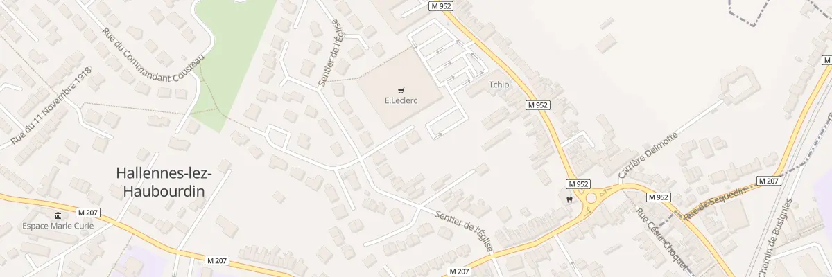 Plan du 43 Sen de l’Église à Hallennes-lez-Haubourdin