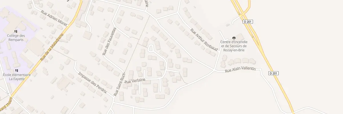 Plan du 50 Rue Verlaine à Rozay-en-Brie