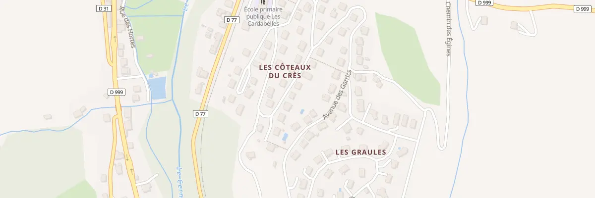 Plan du 20 Av du Crés à Saint-Rome-de-Cernon